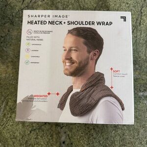 Sharper Image Neck and Shoulder Wrap - Dark Brown